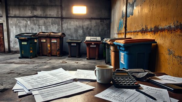 Comparatif des prix de location de benne pour gestion des déchets